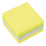 D.RECT 110624 ZITRUSFRUCHT zelfklevende notitieblok, 75 x 75 mm, 400 vellen, neon