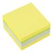 D.RECT 110624 ZITRUSFRUCHT zelfklevende notitieblok, 75 x 75 mm, 400 vellen, neon