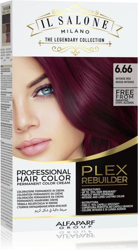 IL Salone - Alfaparf - Haarverf Kit - #6.66 Intens Rood - 120 ml - Permanent
