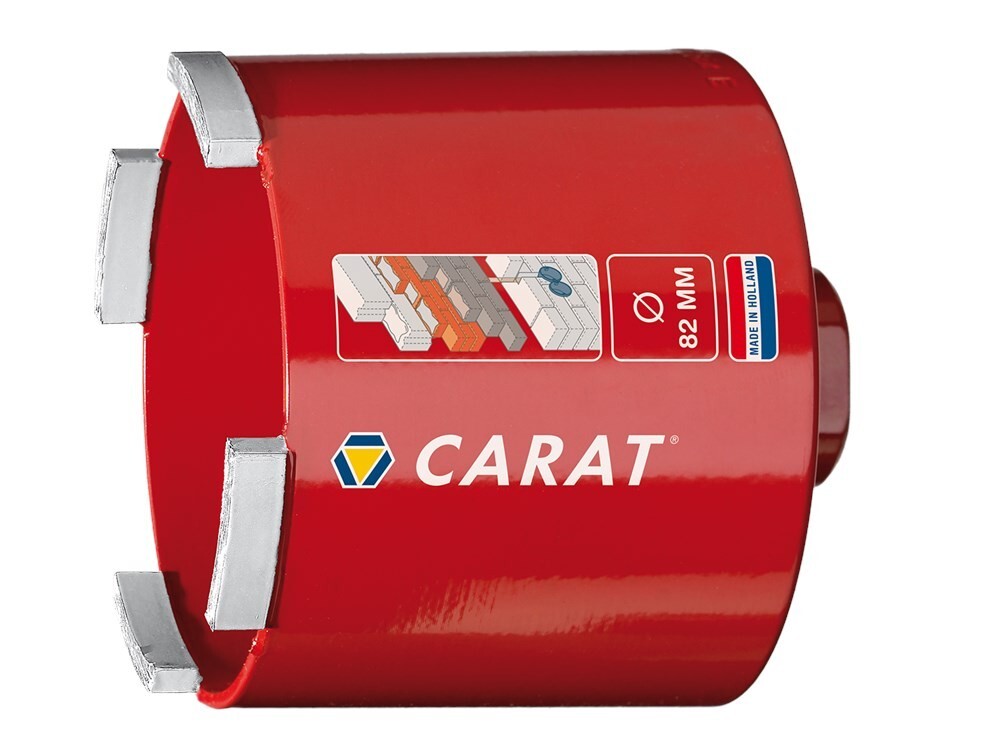 Carat HTS1026040 Dustec Diamant dozenboor voor baksteen en abrasieve materialen - 102 x 60 mm