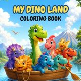 My Dino Land Coloring Book