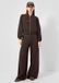 QS Broek met plooien donkerbruin W34 X L32