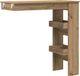 Syfax Artisanaal Bartafel wandgemonteerd 102x45x103,5 cm bewerkt hout