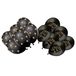 PartyDeco Happy New Year thema ballonnen zwart 2 soorten prints - set 36x stuks