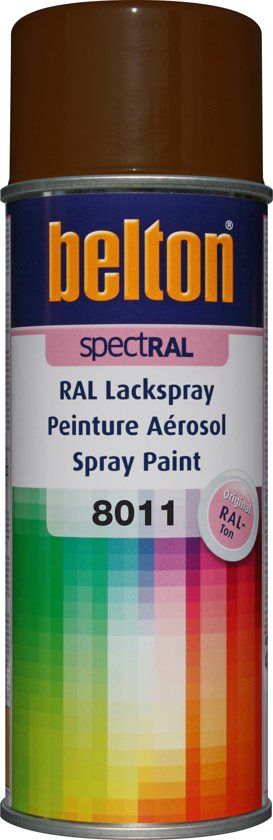 Belton Spuitbus RAL 8011 Notenbruin 400ml