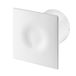 Awenta Afzuigventilator voor badkamer, 125 mm, met rookterugslagventiel, moderne keukenventilator met frontpaneel, wit