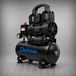 Datona® Compresseur silencieux 9L - Sans huile et portable - Convient pour agrafeuses - Noir