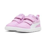 PUMA Baskets Courtflex V3 V Inf pour bébé Unisexe, Mauve Glow PUMA Blanc, 21 EU