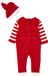 Vertbaudet Kerstcadeauset voor baby met fluwelen pyjamapakje + mutsje