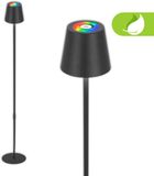 Briloner Oplaadbare RGB Vloerlamp - Zwart