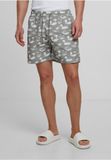 Urban Classics Pattern Zwemshorts XXL Bruin/Wit