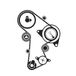 SKF Pompe à eau + kit de courroie de distribution VKMC 01263-1