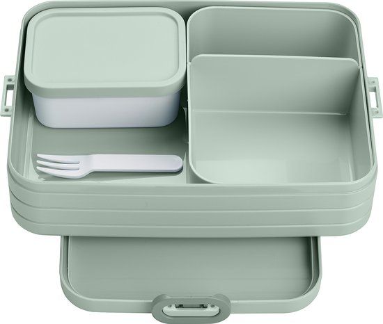 Mepal Bento Lunchbox Large - Nordic Sage - 1.5L - 8 sandwiches