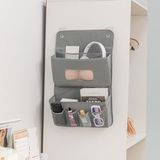 Sans marque Organiseur avec sac mural, organisateur sans perçage, sac suspendu moderne pour salle de bain, cuisine, chambre, crèche, dortoir, buanderie, collège, salle à manger, porte, entrée, douche, multicolore, textile