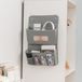 Merkloos Organizer met wandtas, organizer zonder boren, moderne hangtas voor badkamer, keuken, slaapkamer, kleuterschool, slaapzaal, wasruimte, college, eetkamer, deur, entree, douche, veelkleurig, textiel