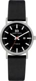 DANISH DESIGN RHINE IV23Q199 Dameshorloge Zwart Leer
