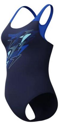 Speedo Medley Logo Medalist 1 Piece Dames Sportbadpak - Marine/Blauw