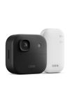 Blink Caméra extérieure 2K+ (nouvelle génération) — Caméra de surveillance connectée sans fil, résolution vidéo 2K, audio amélioré, module de synchronisation de base inclus — système de 1 caméra, noir