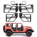 VEVOR Jeep portes tubulaires avec rétroviseurs latéraux certifiés DOT