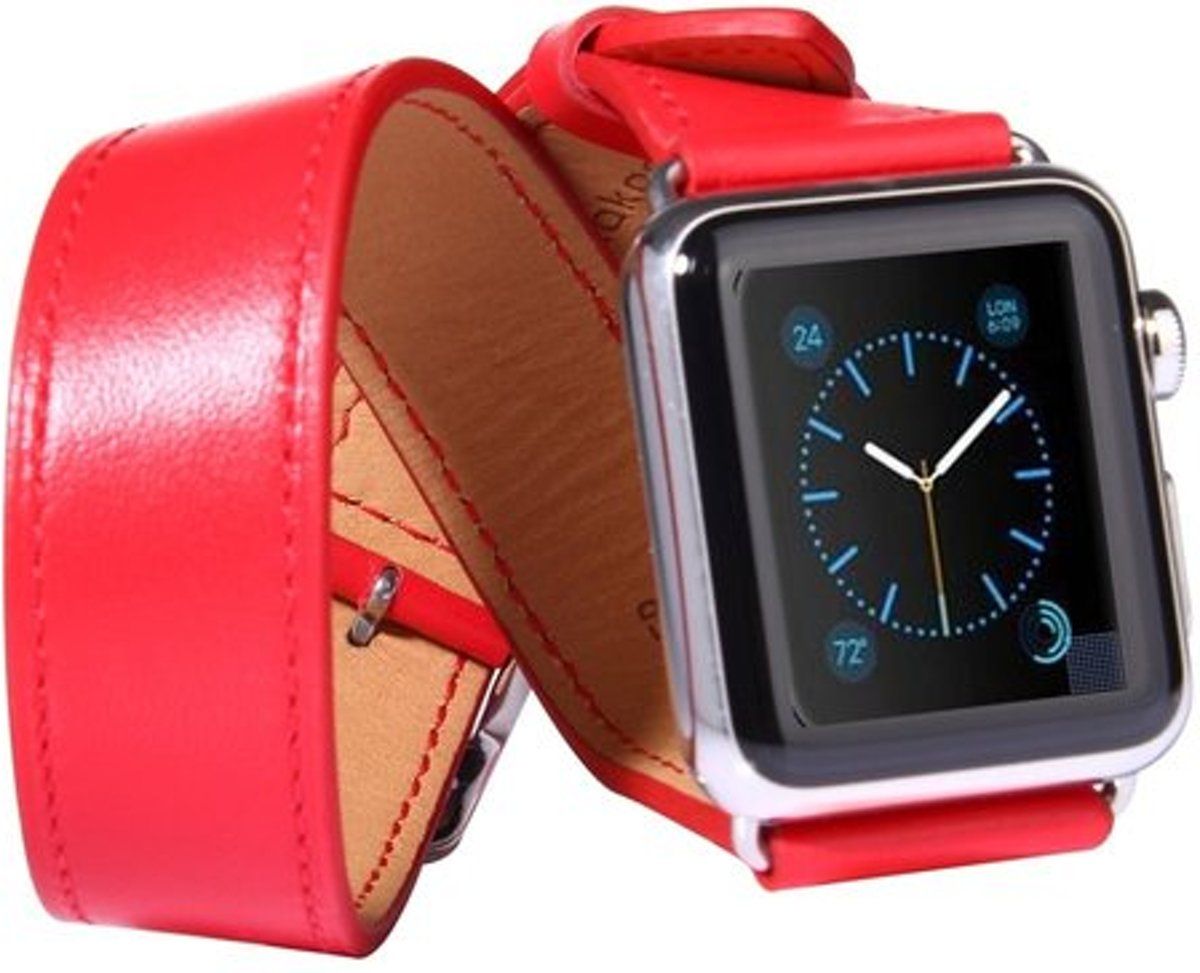 Kakapi Apple Watch 42mm Double Strap - Red
