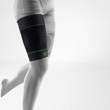 Bauerfeind Sport Compressie Hamstringsleeve - Compressiesleeve Bovenbeen - Bovenbeenbrace - Maat XL - Zwart - Korte Kous