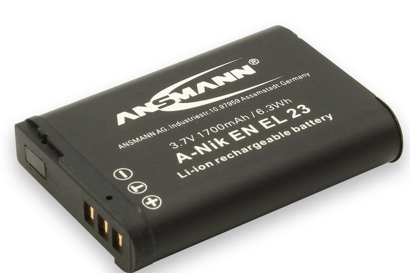 Ansmann 1400-0064 - Camera Accu - Li-Ion - 1700 mAh - 3,7 volt - Nikon Coolpix P600/S810c