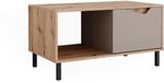 Vicco Marelle Salontafel – 90 x 50 cm met 1 deur Grijs/Artisan