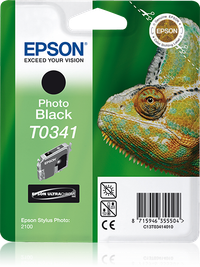 Epson Chameleon cartouche d'encre Black T0341 Ultra Chrome - Noir