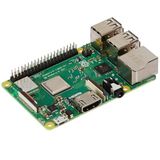 Raspberry Raspberry Pi 3 Model B+ 1373331 Pi 3 Model B+ Mainboard, 1 GB, één maat, Zwart