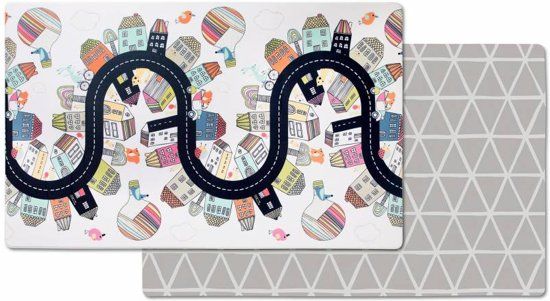 Skip Hop Omkeerbaar Speeltapijt Vibrant Village Doubleplay - Grijs