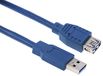 RS PRO USB-kabel, USBA/USBA, 5m USB 3.0 blauw