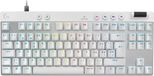 Logitech G PRO X TKL RAPID Gaming Keyboard - Tenkeyless - QWERTZ - Swiss - White - Wired - RGB LED