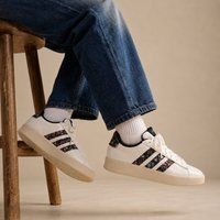 Adidas Adidas Grand Court 3.0 Farm Rio Sneakers wit Leer