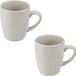 Cosy & Trendy Amalia Koffiemok / Drinkbeker - 6 Stuks - Crème Wit - 360 ml - Aardewerk