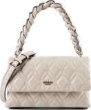 GUESS Maxine Flap Crossbody Schoudertas Light Taupe