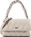 GUESS Maxine Flap Crossbody Schoudertas Light Taupe