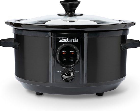 Brabantia Slowcooker - 3.5 Liter - 180W - Zwart