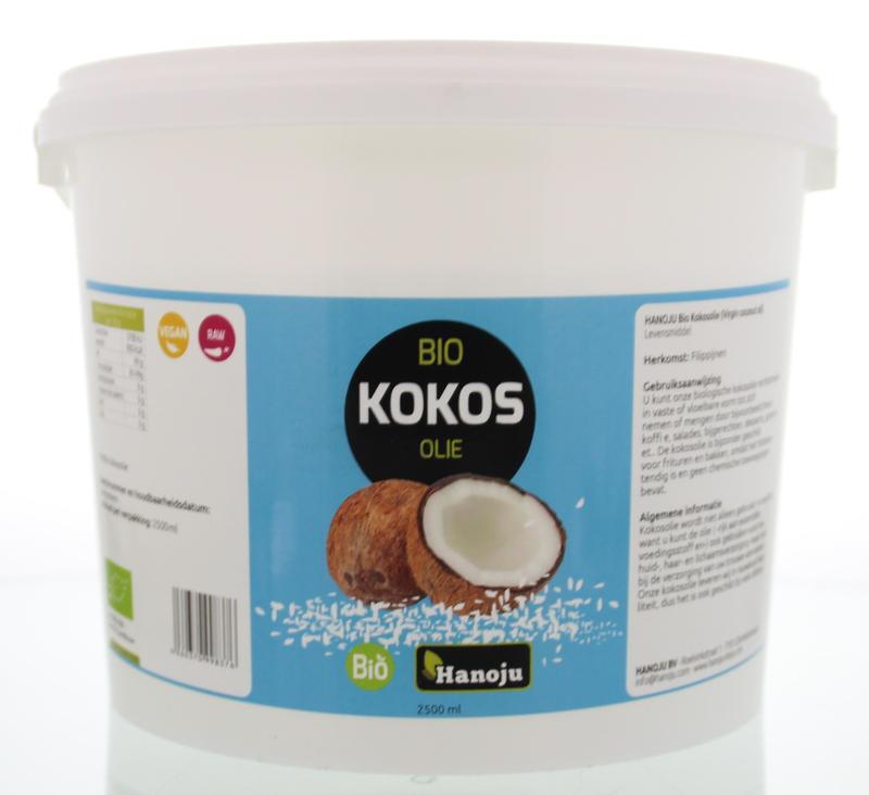 Hanoju Kokosolie virgin bio 2500 ML