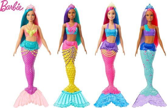 Barbie Tienerpop Dreamtopia Zeemeermin 30 Cm Blauw/roze