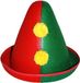 Smiffys Clownshoed Rood/Groen Unisex Volwassenen