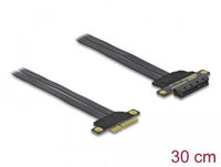 Delock Riser Card PCI Express x4 to x4 with flexible cable 30 cm
