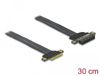 Delock Riser Card PCI Express x4 to x4 with flexible cable 30 cm