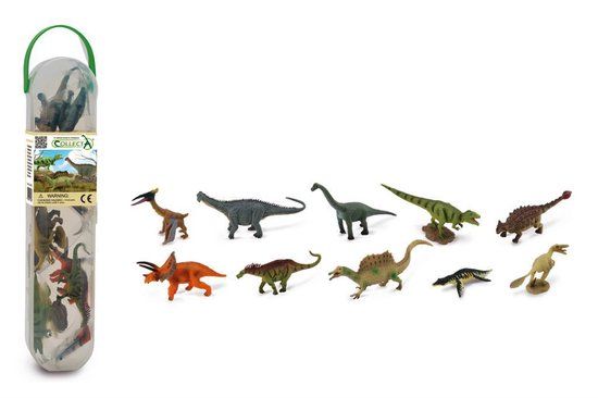Collecta Mini Set - 10 Dinosaurussen - Prehistorie - Handgeschilderd