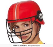 Fiestas Guirca Helm American Football Junior Latex Rood One-size