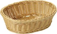 Kesper Panier tressé - ovale - 23 x 29 x 9,5 cm - panier à fruits/panier à pain - Dresser la table - panier de table - panier cadeau ou de présentation