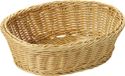Kesper Panier tressé - ovale - 23 x 29 x 9,5 cm - panier à fruits/panier à pain - Dresser la table - panier de table - panier cadeau ou de présentation