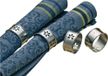 Set Esmeyer Set van 4 servetringen sneeuwvlokken van gepolijst roestvrij staal, in geschenkdoos