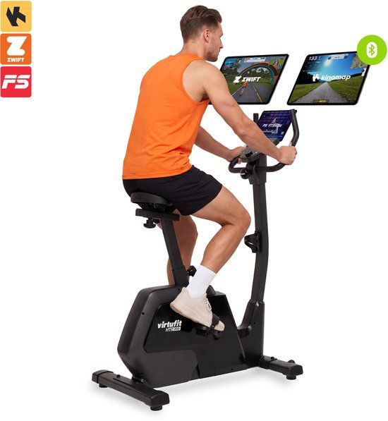 VirtuFit HTR 2.0 Ergometer Hometrainer - Fitness Bike - 24 Programs - 150 KG Max User Weight