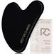 Merkloos Natuurlijke Obsidiaan Gua Sha Gezichts Massagetool