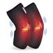 COMFIER Kniemassageapparaat met warmte vibratie, instelbare grootte kniemassageapparaat voor knieblessurekrampen, gewrichtspijn, beenmassageapparaat, ideaal geschenk